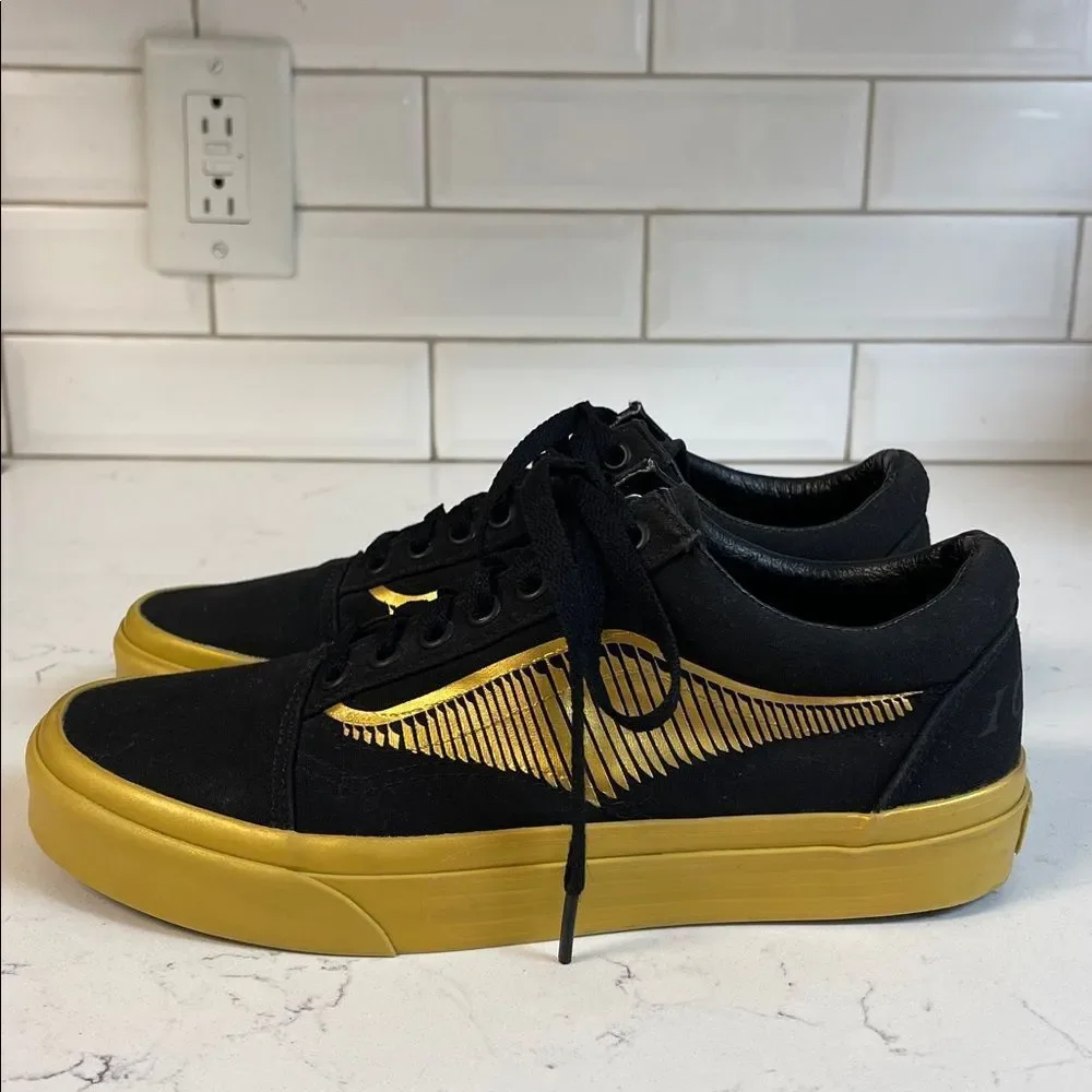 Harry Potter x Vans Old Skool 'Golden Snitch' Unisex Mens 7.5 Women’s 9.0